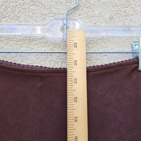 Ilyse Hart Skirt Women's Small Brown Floral Embroidered Lined Flare Midi - Picture 9 of 10